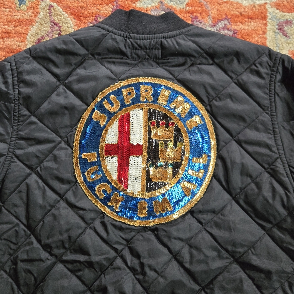 Supreme x Alfa Romeo Quilted Bomber Jacket